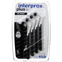 Interprox Plus ragers XX maxi zwart 4 st