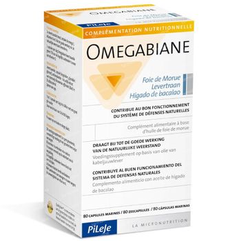 Pileje Omegabiane Huile De Foie 80 capsules