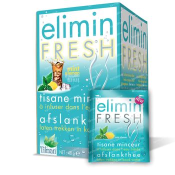 Elimin Fresh Afslankthee Munt - Citroen 24 zakjes