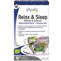 Physalis Relax & Sleep Kruideninfusie Bio 20 zakjes