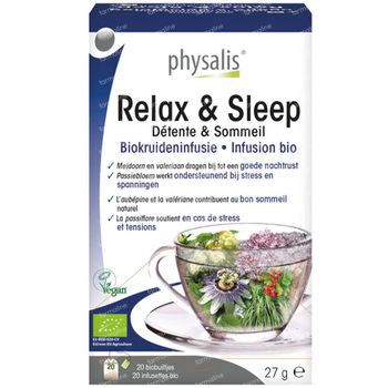 Physalis Relax & Sleep Infusion Bio 20 sachets