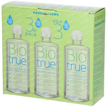 Bausch & Lomb Biotrue Solution Multifonctions 3x300 ml