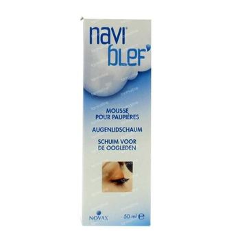 Naviblef Mousse Paupières Flacon Pompe 50 ml