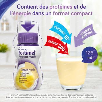 Fortimel Compact Protein Vanille 4x125 ml