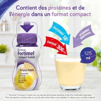 Fortimel Compact Protein Banane 4x125 ml