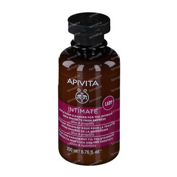 Apivita Intimate Lady Gentle Foam Cleanser Protects from Dryness Aloe & Propolis 200 ml