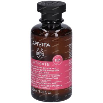 Apivita Intimate Plus Gentle Cleansing Gel for Extra Protection Tea Tree & Propolis 200 ml