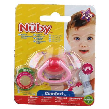 Nuby SucetteTritan Prism-Ortho Sil 6-18M 1 st