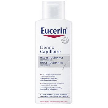 Eucerin DermoCapillaire Hoge Tolerantie Extra-Milde Shampoo Zeer Gevoelige Hoofdhuid 250 ml