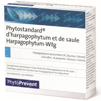 Phytostandard Harpago Saule 30 comprimés