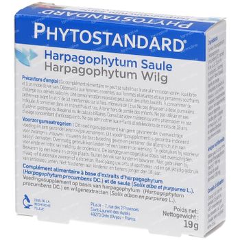 Phytostandard Harpago Saule 30 comprimés