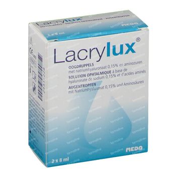 Lacrylux Gouttes Oculaires 16 ml flacons