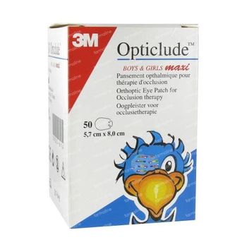 3M Opticlude Compresse Occulaire Boys & Girls Maxi 5,7cm x 8cm 2539MPE 50 st