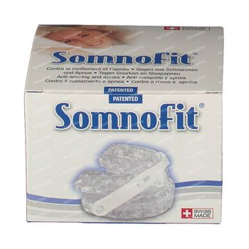 Wellsleep Somnofit Gouttière Anti-Ronflement Sans Latex Thermoformable 1 st
