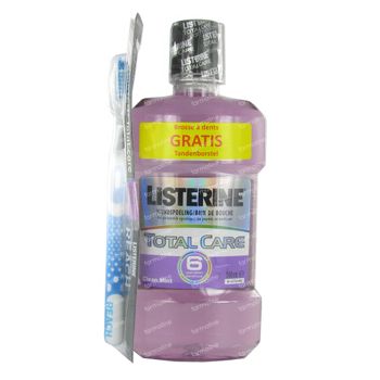 Listerine Total Care Bain De Bouche + Brosse A Dents 500 ml