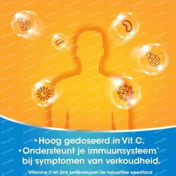 RedoxVita Double Action 1g Vitamine C & Zink Weerstand 30 bruistabletten