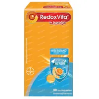 Kruipen Sluit een verzekering af supermarkt RedoxVita Double Action 1g Vitamine C & Zink Weerstand 30 bruistabletten  hier online bestellen | FARMALINE.be