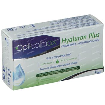 Opticalmax Hyaluron Plus Oogdruppels 20x0,5 ml ampoules
