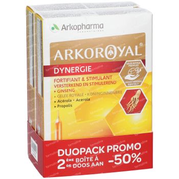 Arkoroyal Dynergie Bio DUO 2 x 20 ampoules