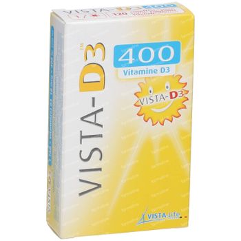 Vista- D3 400 Junior 120 smelttabletten