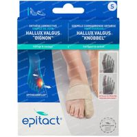 Epitact® Orthèse Corrective Souple de Jour Hallux Valgus « Oignon » Small 1 bandage