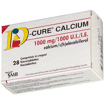 D Cure Calcium 28 comprimés à croquer