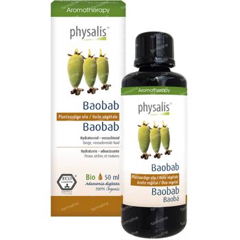 Physalis® Baobab Huile Végétale Bio 50 ml