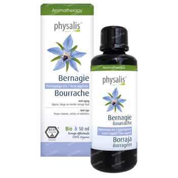 Physalis Bourrache Huile Végétale Bio 50 ml