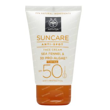 Apivita Sun Crème Visage Anti-Spot Tinté SPF50 50 ml tube