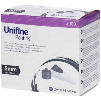 Unifine Pentips Aiguille 31g 5mm AN3551 100 st