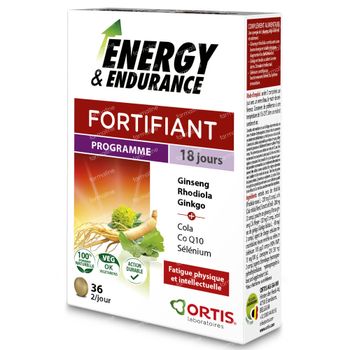 Ortis® Energy & Endurance 36 comprimés