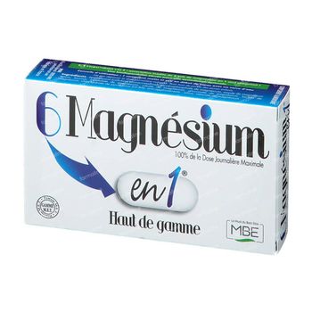 6 Magnésium en 1 60 comprimés