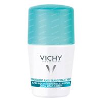 Vichy Deodorant Roll On Anti-Transpirant 48h Anti-Traces Jaunes et Blanches. 50 ml rouleau