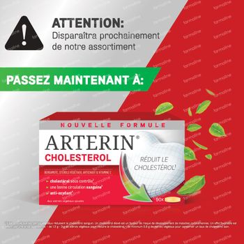 Arterin Plus Contrôle Cholestérol 180 comprimés