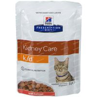 Hill's Prescription Diet Feline K/D Kidney Care Saumon 85 g