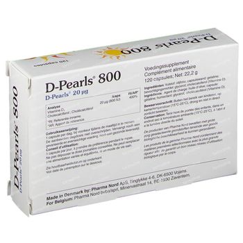 Pharma Nord D-Pearls 800 120 capsules