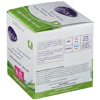 Unyque Tampon Applicateur Mini 16 tampons