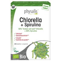 Physalis® Chlorella + Spirulina Bio 200 comprimés