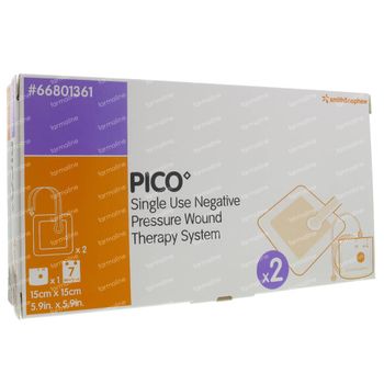 Pico Compresse Silicone 15x15Cm 2 st