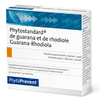 Phytostandard Guarana-Rhodiola 30 comprimés