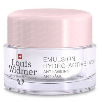 Louis Widmer Emulsie Hydro-Active SPF30 Zonder Parfum 50 ml