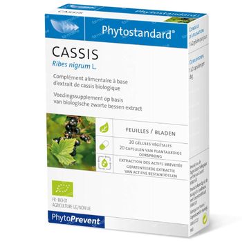Phytostandard Cassis 20 capsules