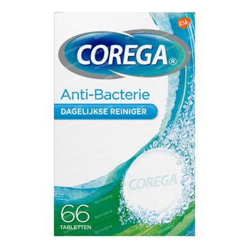Corega Anti-Bacterie 66 tabletten