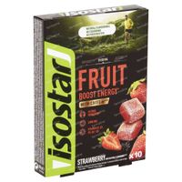 Isostar High Energy Fruit Boost Fraise 10x10 g