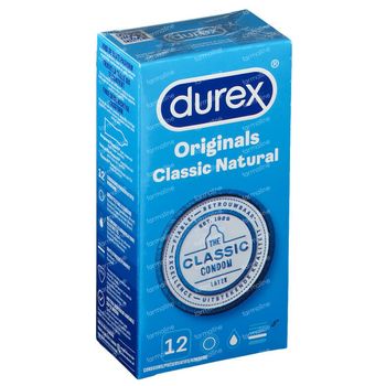 Durex Classic Natural Condooms  12 st