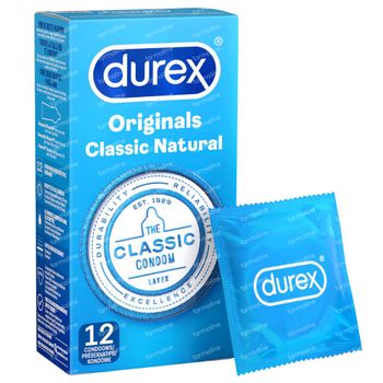 Durex Préservatifs Classic Natural 12 st