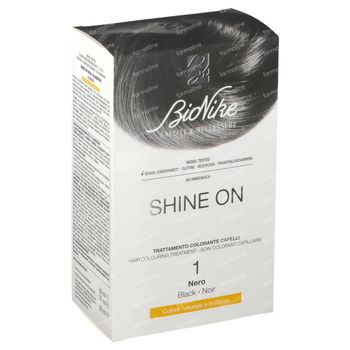 Bionike Shine On Haarverf en Verzorging 1 Zwart 1 set