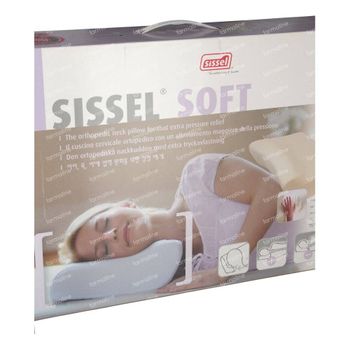 Sissel Soft Visco-Elastique Oreiller + Couverture Ivoire Medium 1 st