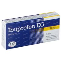 Ibuprofen EG 200mg 30 tabletten