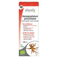 Physalis® Harpagophytum Procumbens Gouttes de Plantes Bio 100 ml